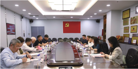  天虹数科董事长肖章林到nangong28商都调研曹和平董事长、赵首沣总经理等领导陪同